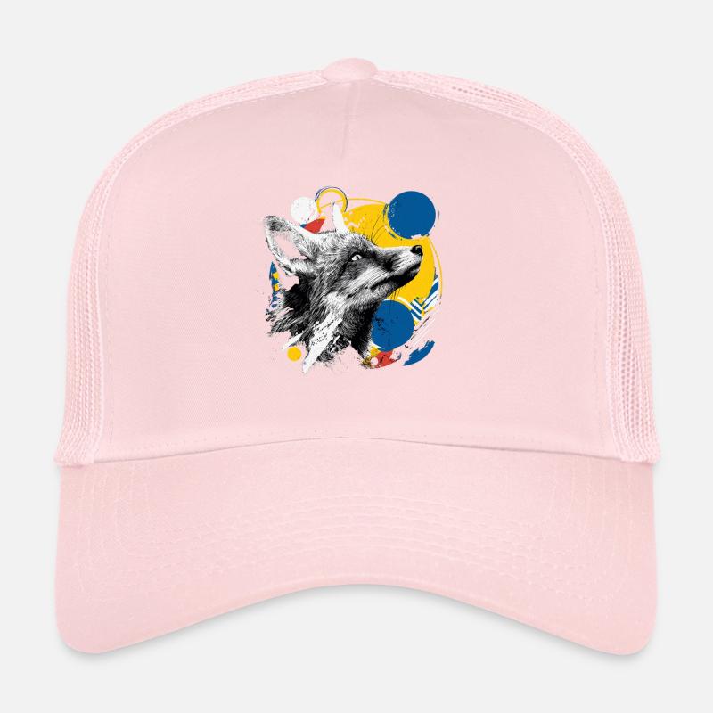 Artistic fox nature lover Trucker Cap