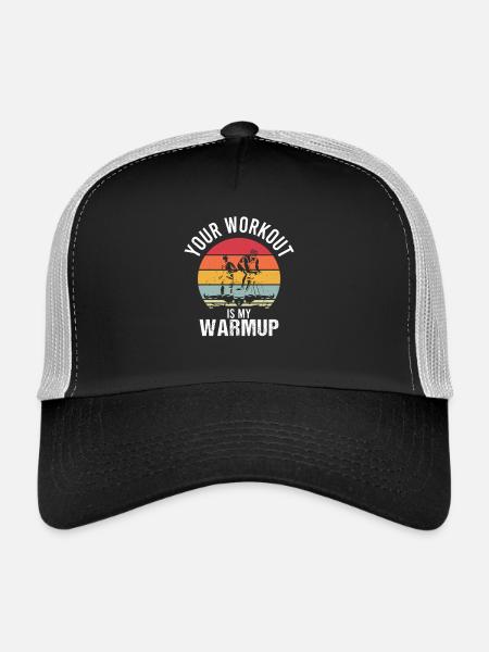 Triathlon Swimming Cycling Running Vintage Sports - Trucker Cap - black/stone grey - Front