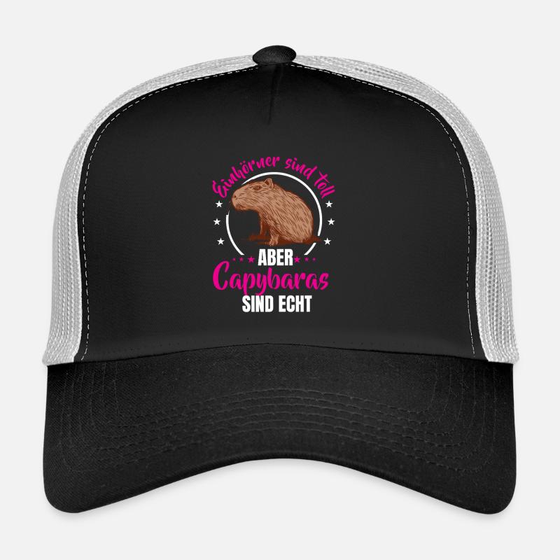 Capybara are real capybaras Trucker Cap