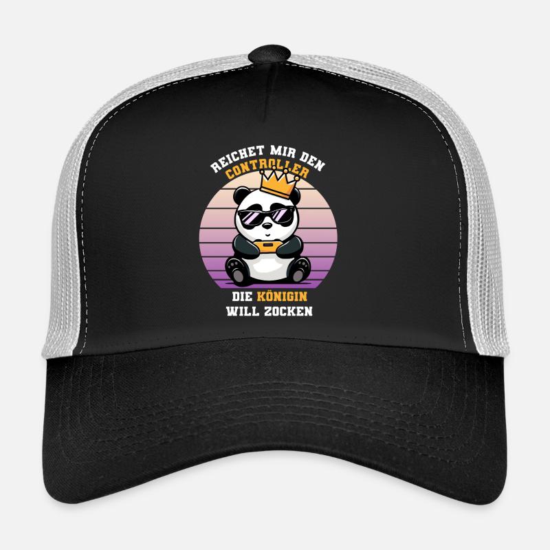 Hands me the controller the queen wants to play Trucker Cap