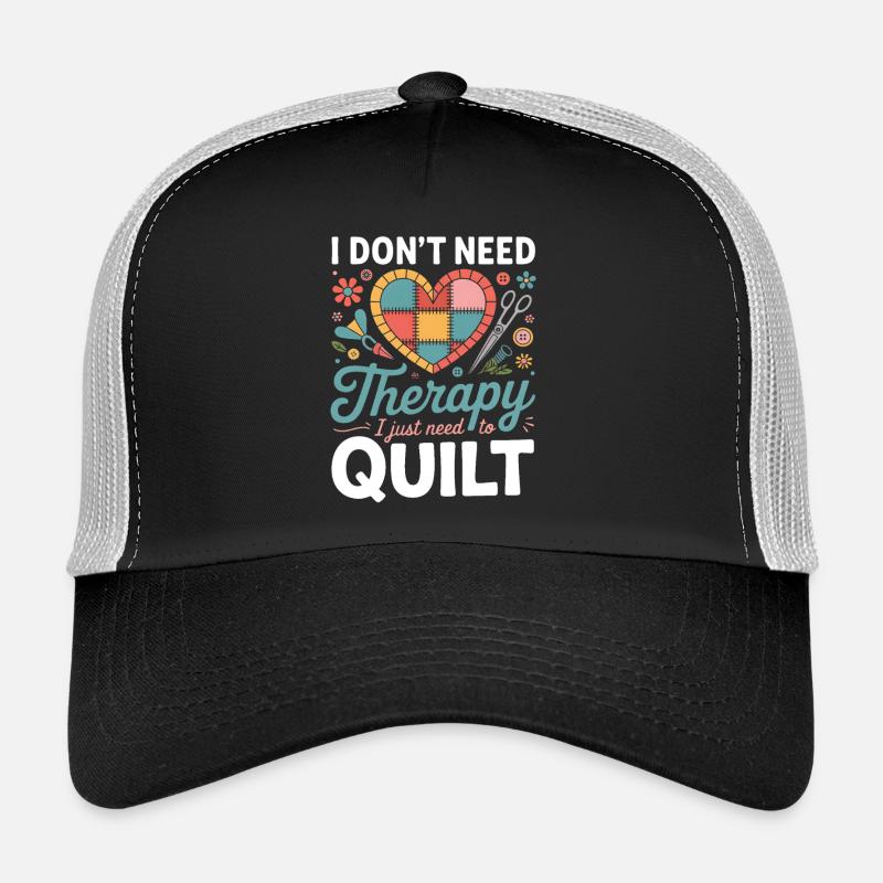 Patchwork Heart Therapy Quilt Casquette trucker 