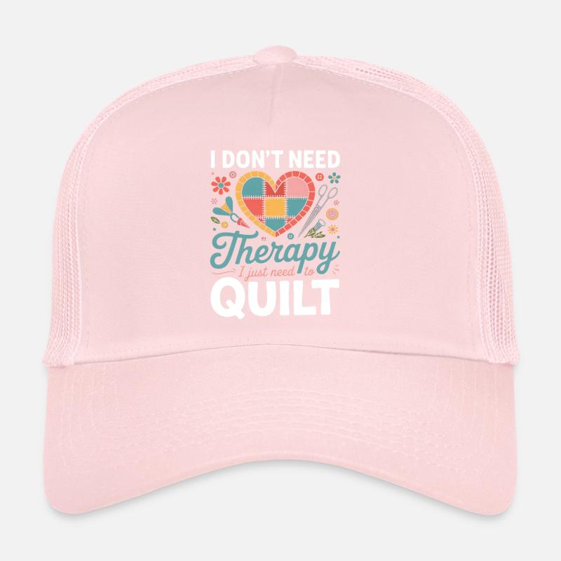 Patchwork Heart Therapy Quilt Casquette trucker 