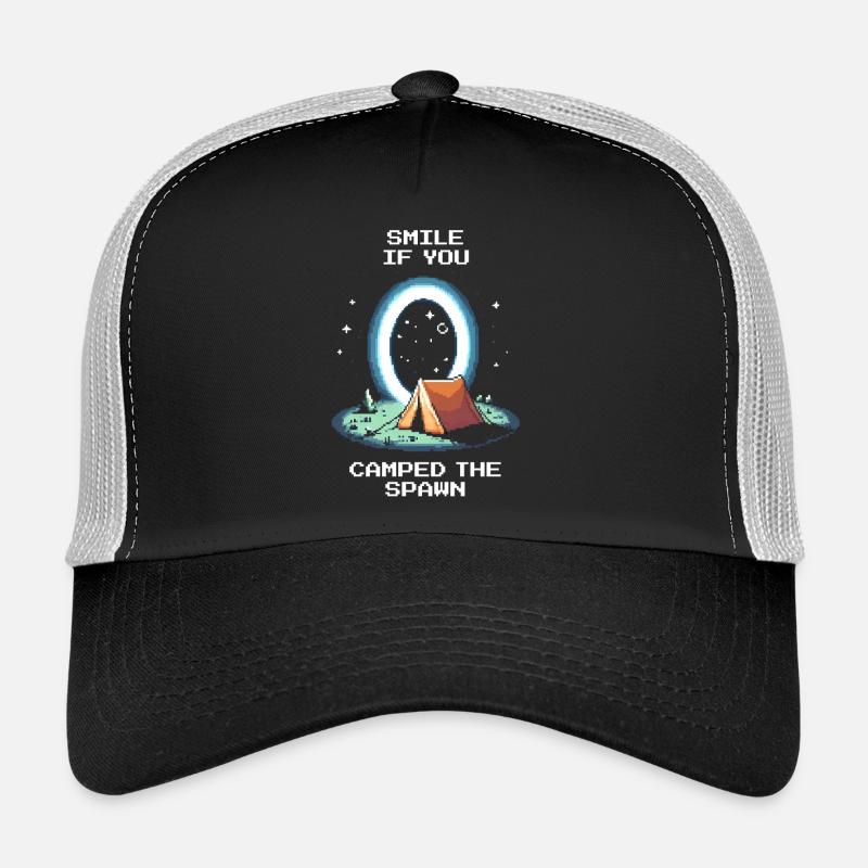 Smile when you've camped the spawn | Pvp Trucker Cap