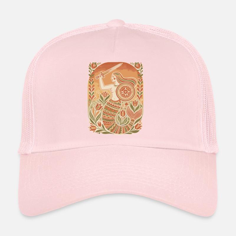 Sirène de Varsovie Design d’art populaire Casquette trucker 