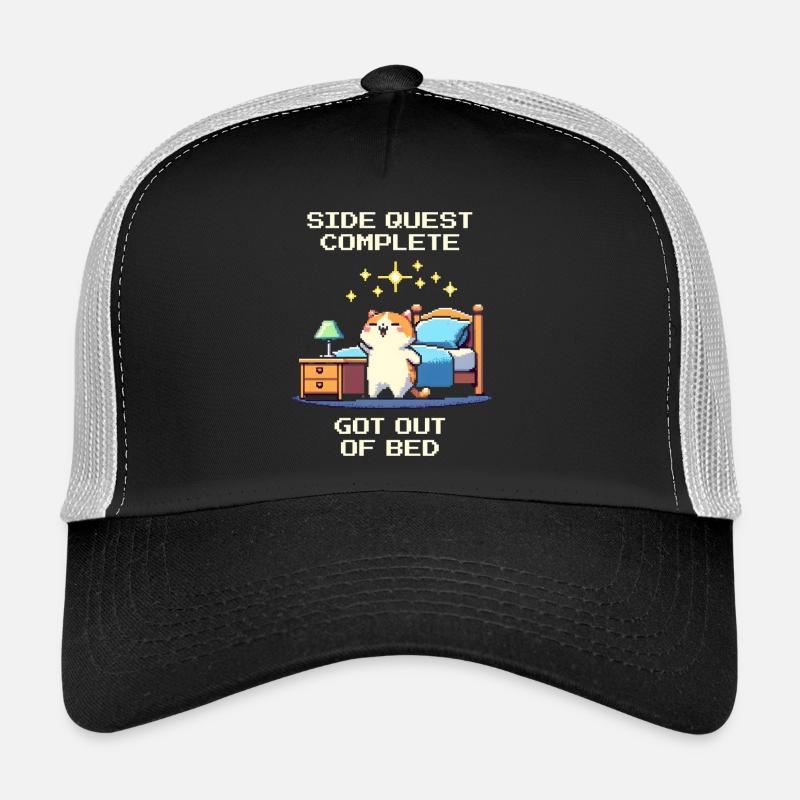 Side quest completed: Out of bed, everyday achievement Trucker Cap