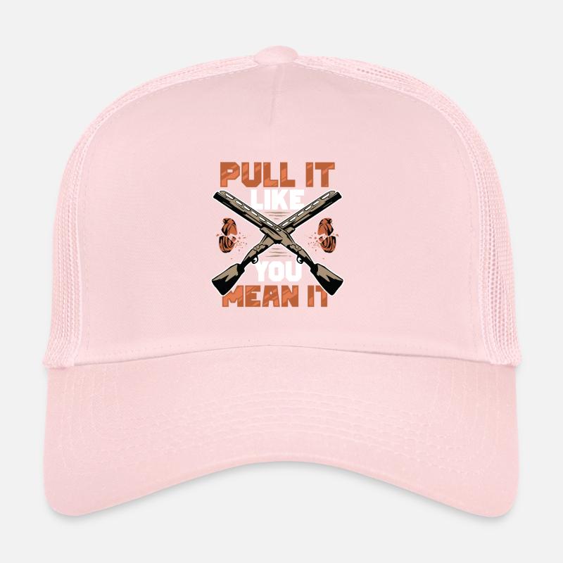 Tir au pigeon d’argile Tir sur cible Casquette trucker 