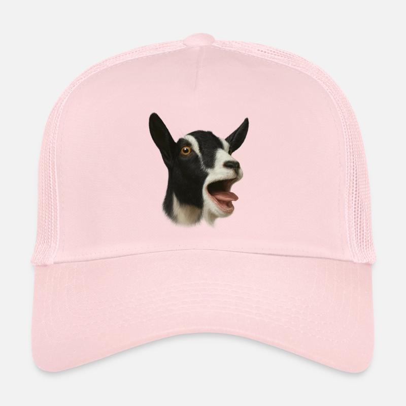 Chèvre Chèvre Élevage Chèvre Fermier Chèvre Noire Casquette trucker 