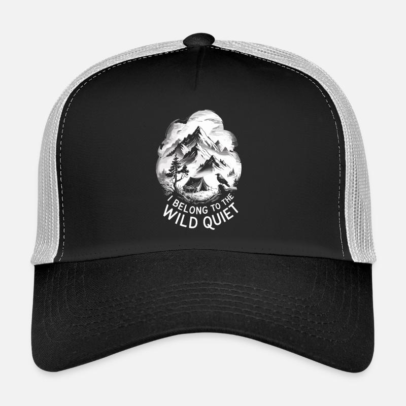 Solo Camping Introverti Campeur Calme Casquette trucker 
