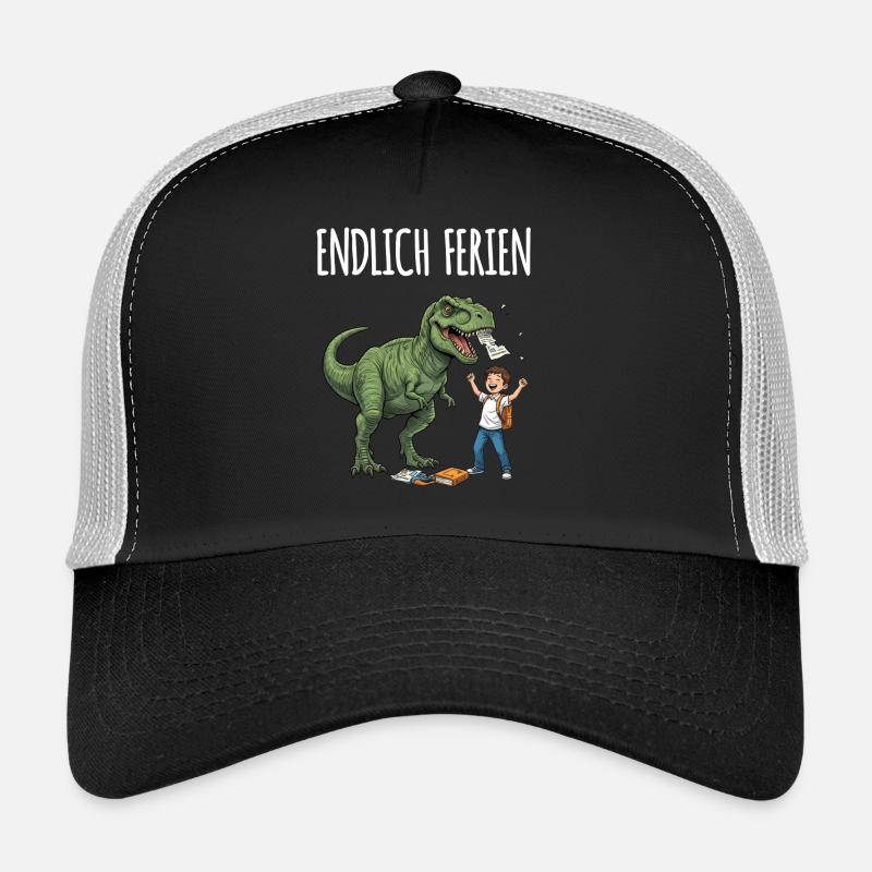 Finally holiday dino fun Trucker Cap