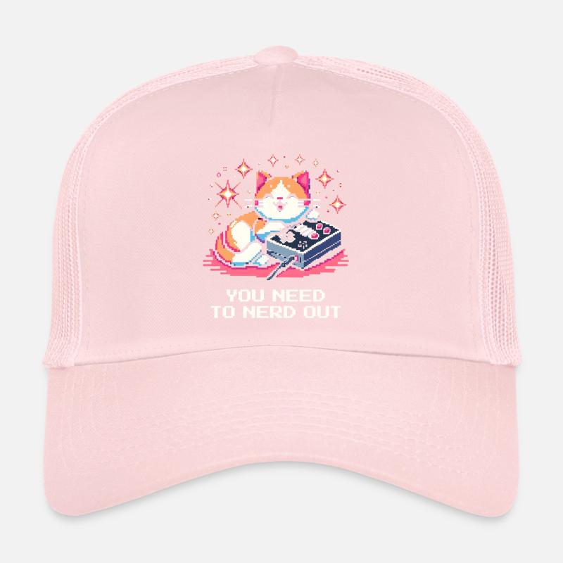 Du musst nerdig ausrasten | Nerd, Katze, Arcade Trucker Cap
