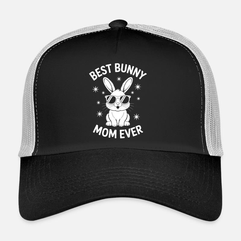 Bunny Saying Mom Rabbit Funny Bunnies Gift Trucker Cap
