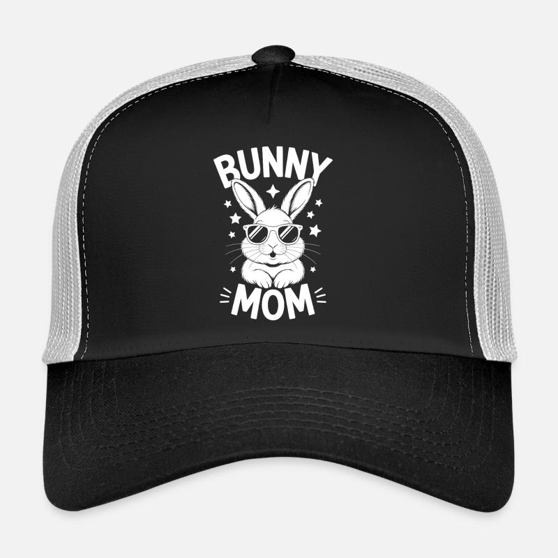 Bunny Saying Mom Rabbit Funny Bunnies Gift Trucker Cap