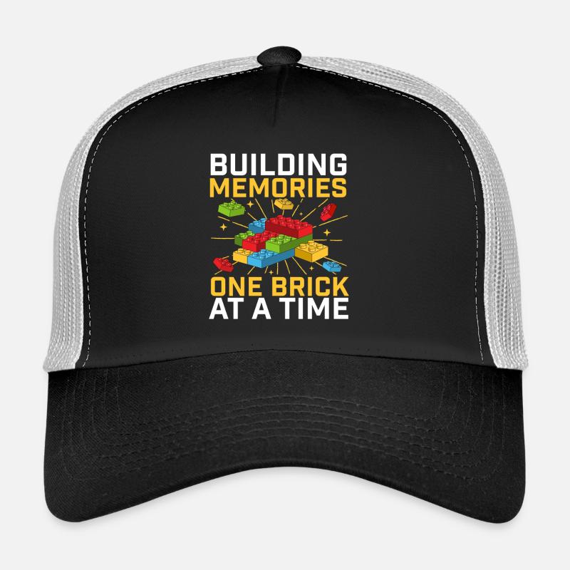 Construire des souvenirs, une brique à la fois Brique  - Casquette trucker  - noir/gris pierre