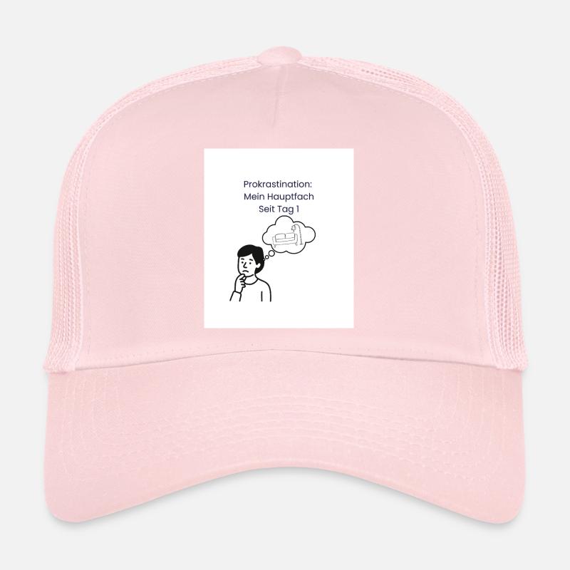 Procrastination : Majeure depuis le jour 1 Casquette trucker 