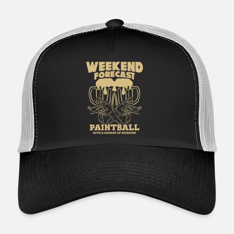 Prévisions du week-end – Paintball avec une chance de Drin Casquette trucker 