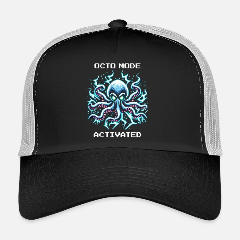 Mode pieuvre activé | Kraken Gaming Humour Casquette trucker 