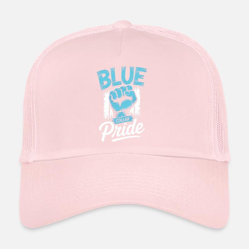 Col bleu Ouvrier Ouvrier du bâtiment Casquette trucker 