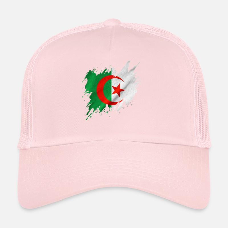 Algeria flag, torn style Trucker Cap