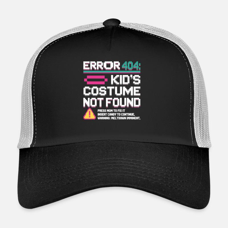 Error 404 Child Costume Not Found Trucker Cap