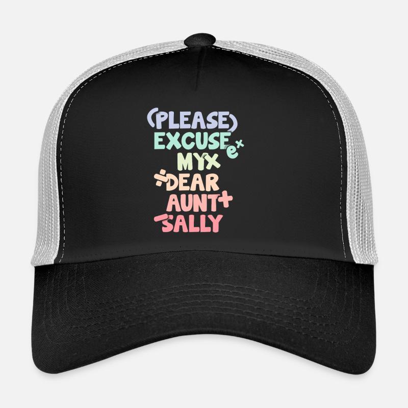 Funny Math Sayings Math Teacher Trucker Cap