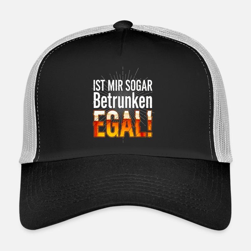 ivre, peu importe dire grunge utilisé bière fête Casquette trucker 