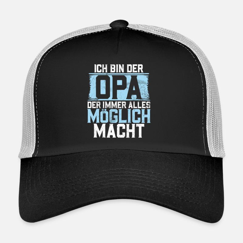 Ich Bin Der Opa Der Immer Alles Möglich Macht Trucker Cap