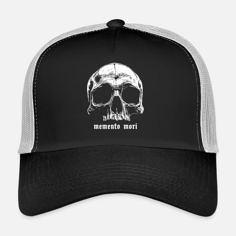 Crâne Memento Mori Design Casquette trucker 