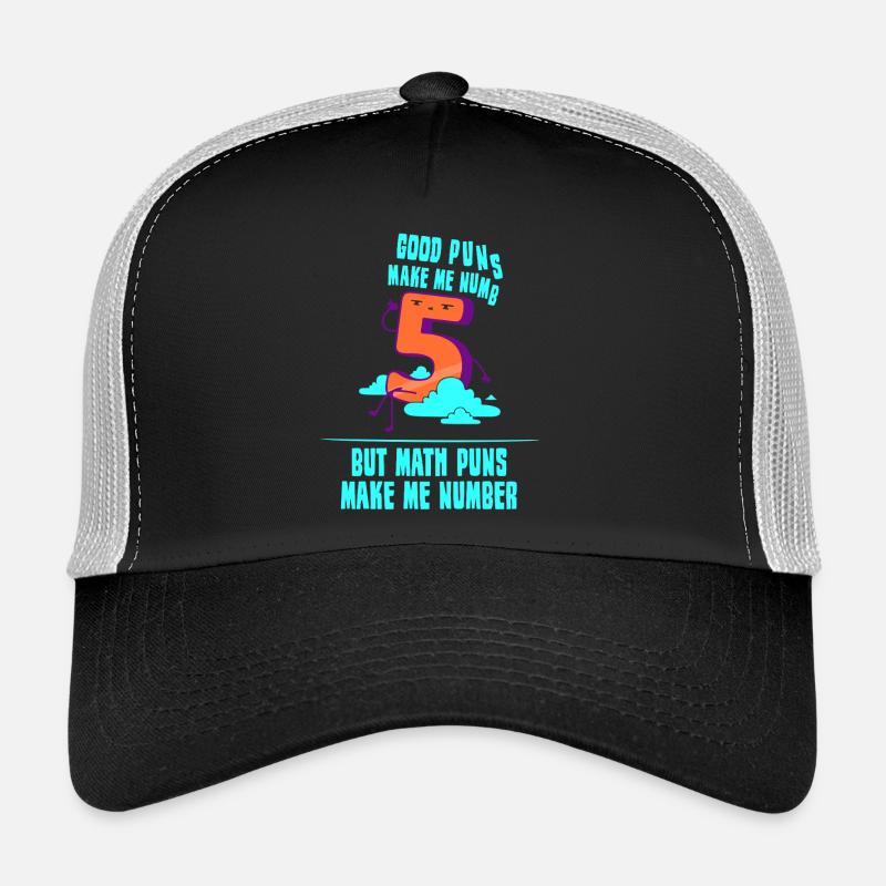 Mahtelehrer Mathe Geometrie Schule Mathematik - Trucker Cap - Schwarz/Steingrau
