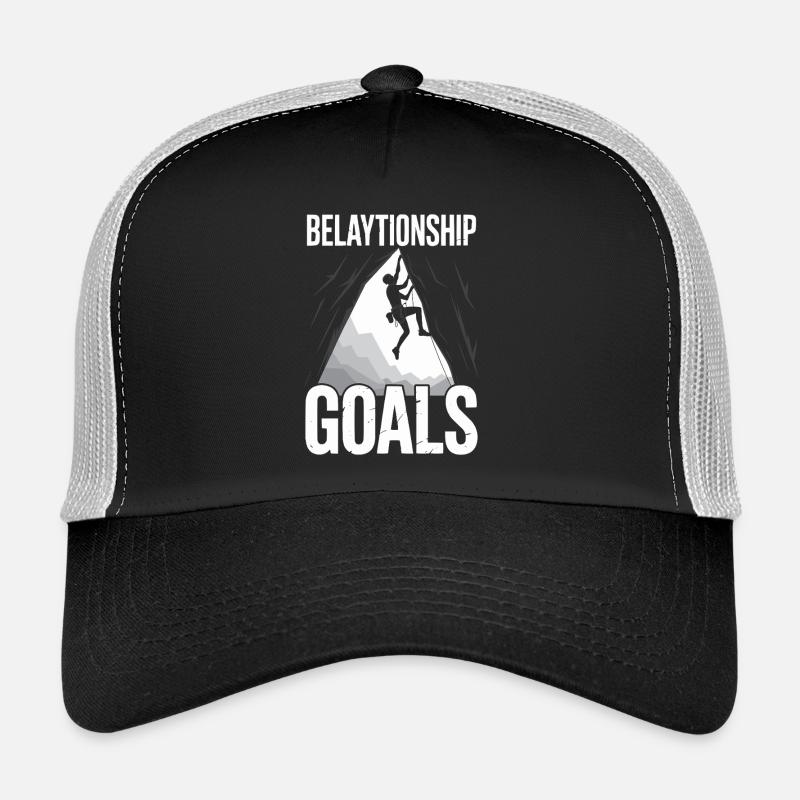 Klettern Bergsteigen Karabiner Bouldern Trucker Cap