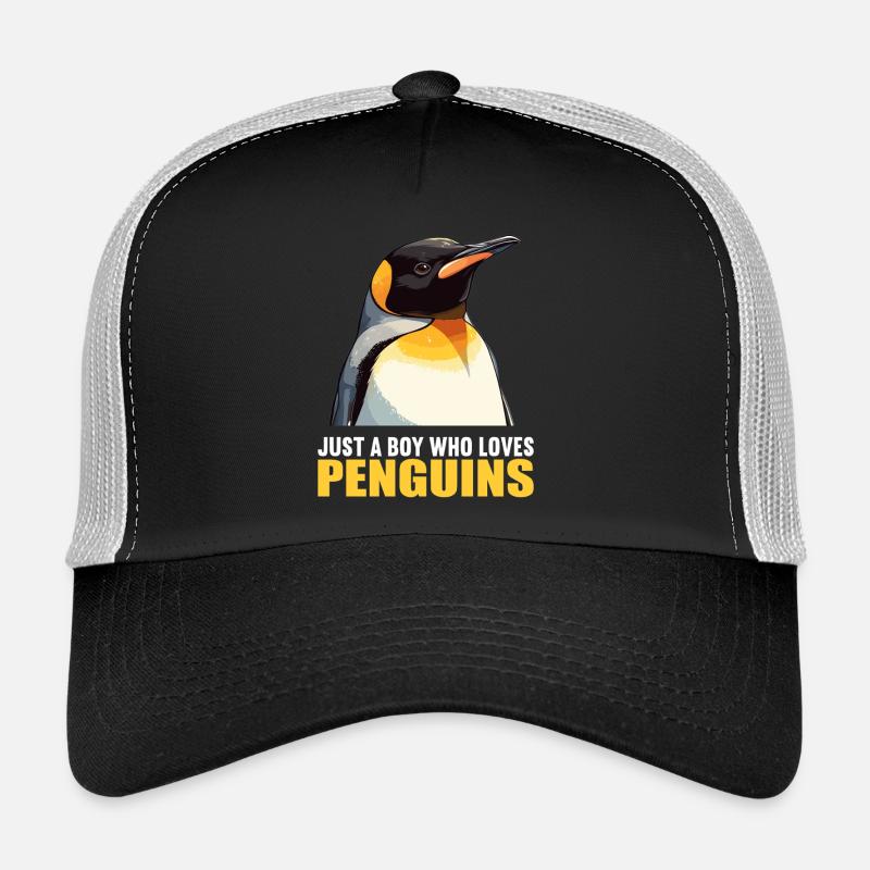 Pinguine Pinguin - Trucker Cap - Schwarz/Steingrau