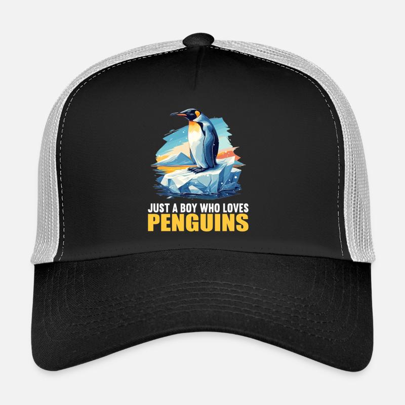 Pinguine Pinguin - Trucker Cap - Schwarz/Steingrau