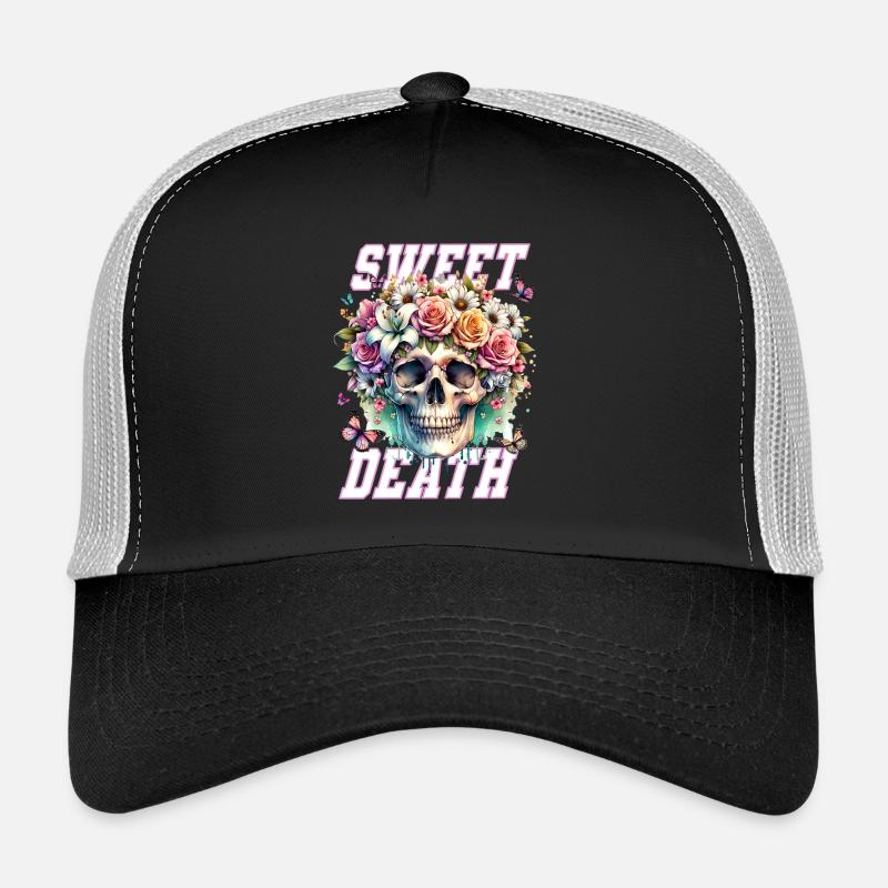 Fleurs Crâne Beauté Floraison Casquette trucker 