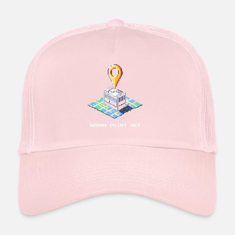 Ensemble de points d’apparition | Bébé est là Casquette trucker 