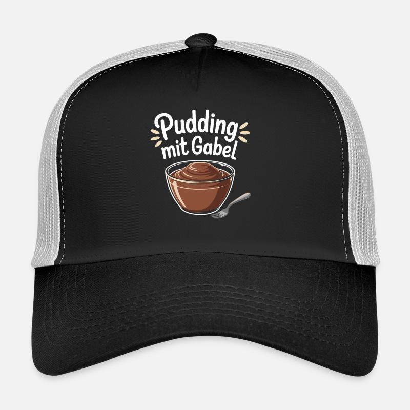 Pudding with fork Trucker Cap