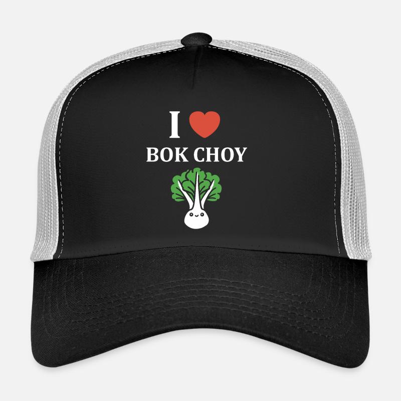 J'aime Bok Choy Tee Vert Casquette trucker 