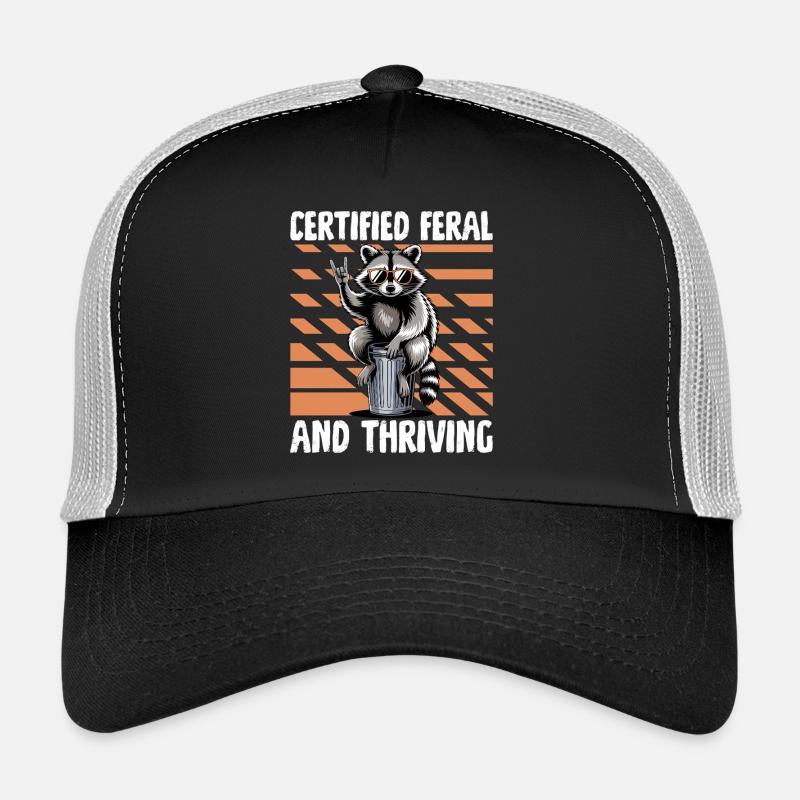 Drôle de raton laveur Casquette trucker 
