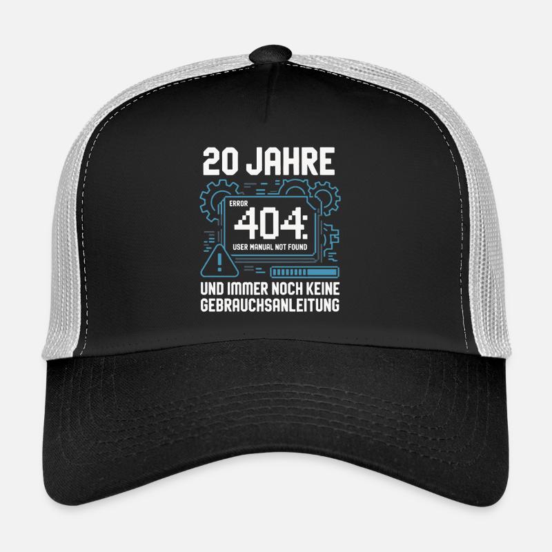 20 Jahre Technik 404 Fehler Trucker Cap