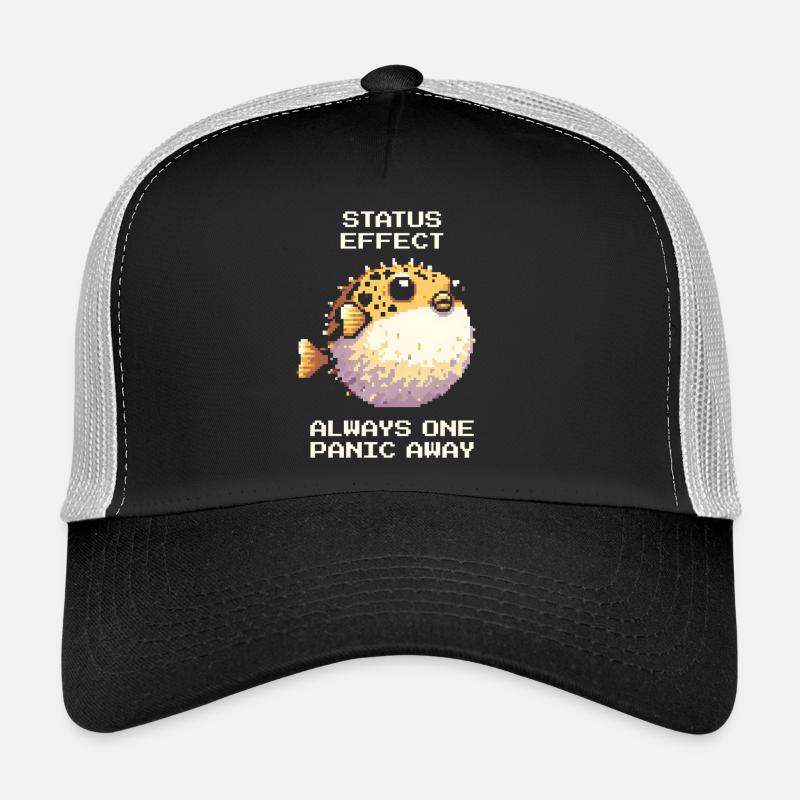 Effet de statut : juste un coup de pouce de panique à portée de main | JDR Casquette trucker 