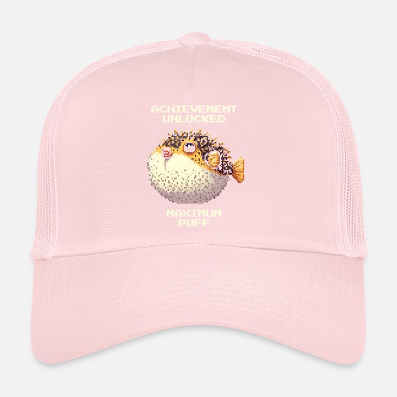 Réalisation : Duvet maximal | Poisson-globe RPG Casquette trucker 