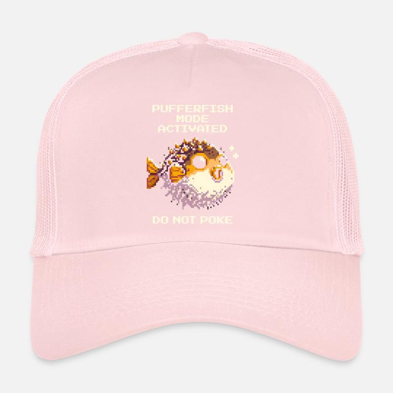 Mode poisson-globe actif : ne pas piquer | Jeu Casquette trucker 