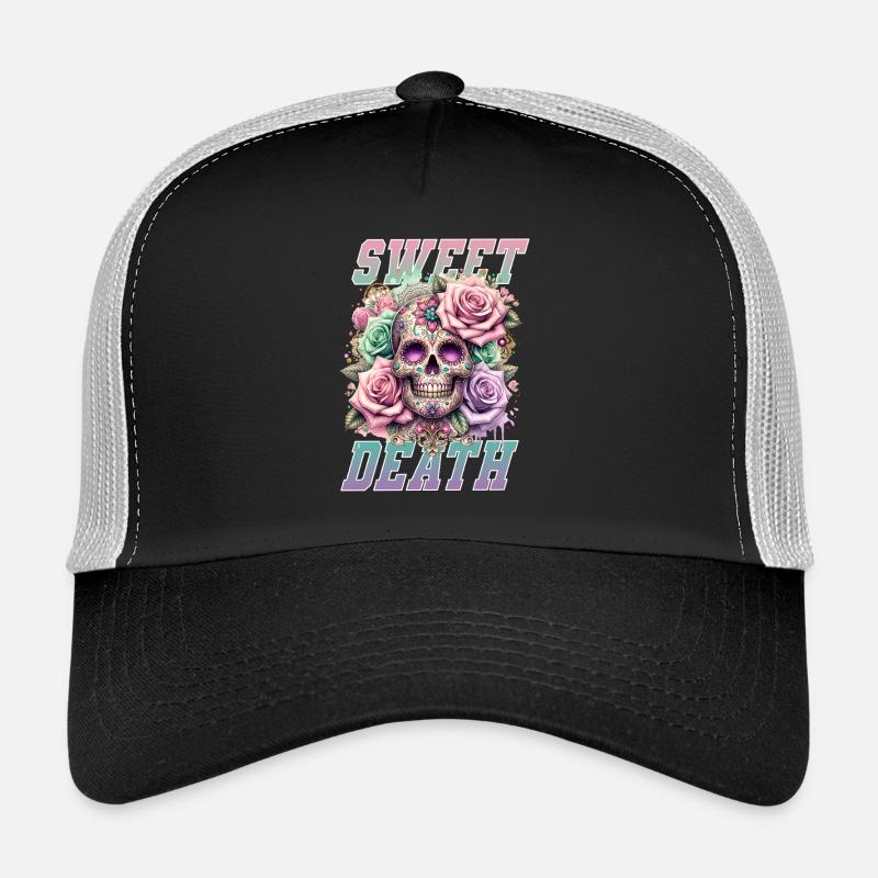 Fleurs Crâne Beauté Floraison Casquette trucker 