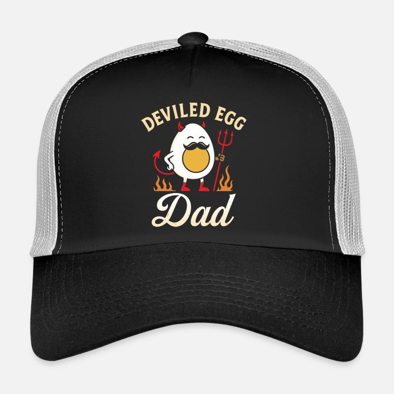Deviled Egg Dad Thanskgiving Dinner - Trucker Cap - black/stone grey