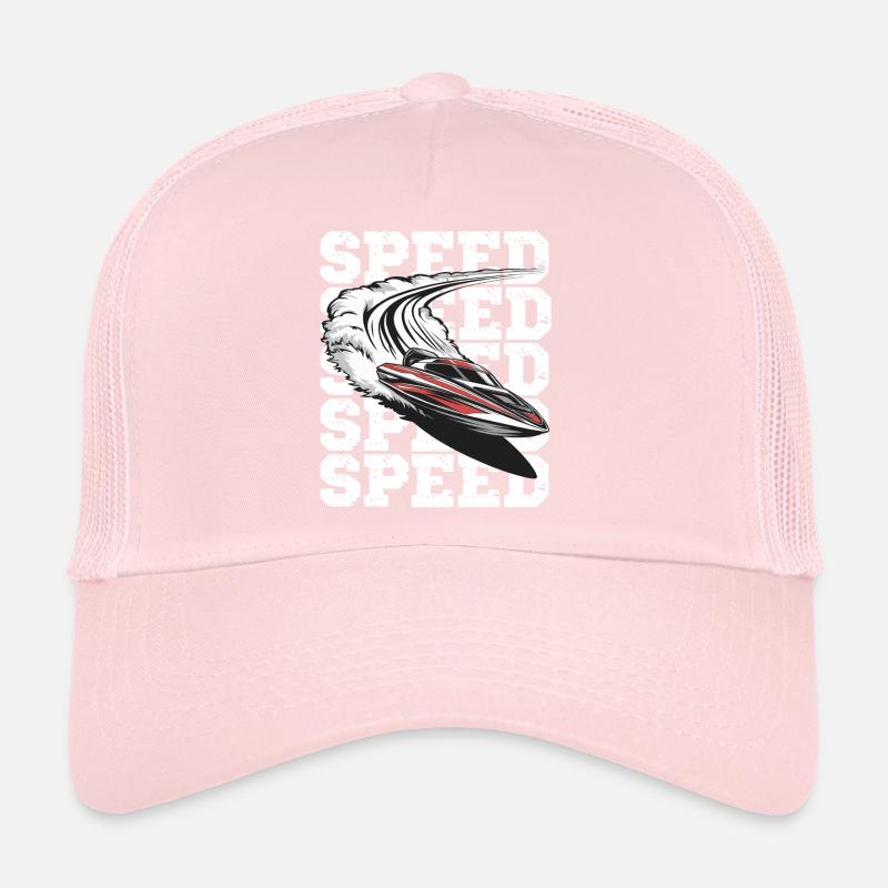  Geschwindigkeit Motorboot Abenteuer Trucker Cap
