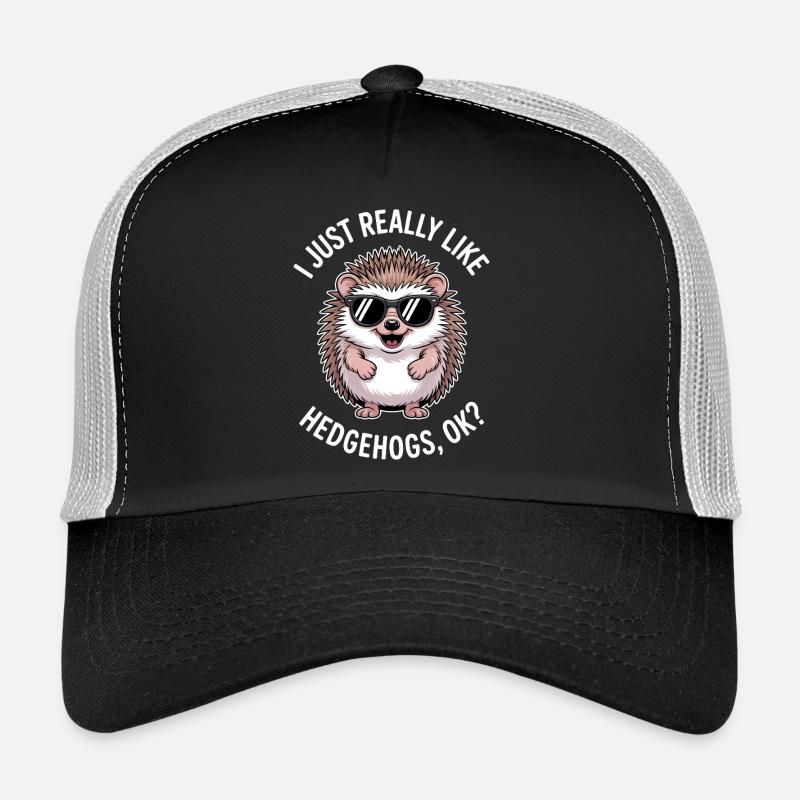 hérisson disant drôle de cadeau de hérisson Casquette trucker 