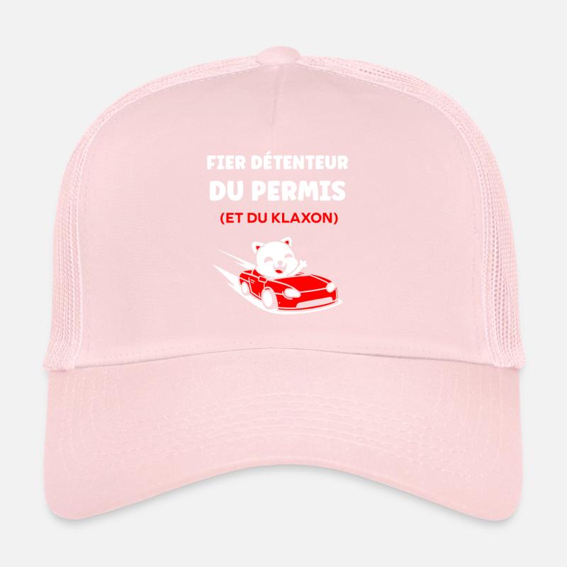 Humour permis de conduire Casquette trucker 