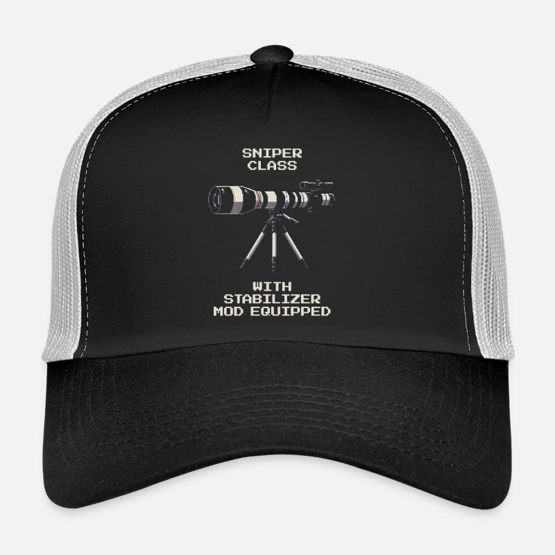 Classe de tireur d’élite | Téléobjectif avec stabilisateur Casquette trucker 