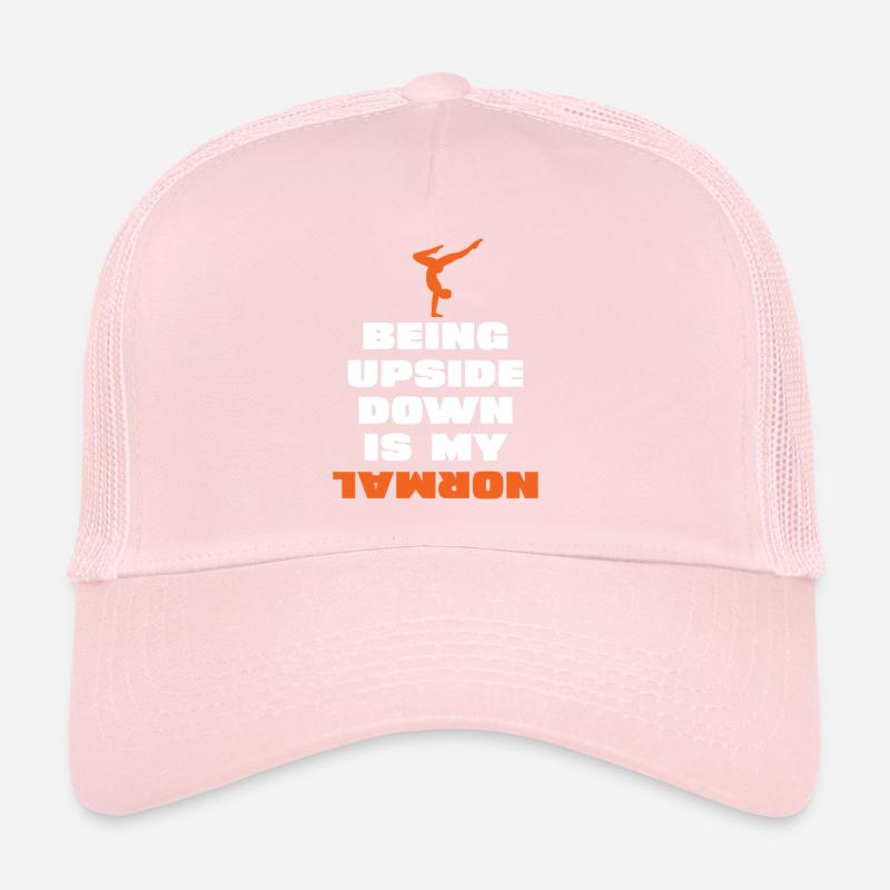 Upside Down Ist Mein Normal Trucker Cap