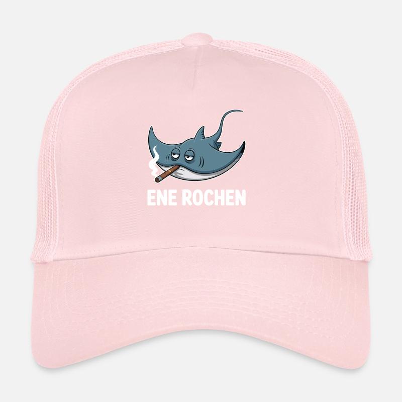 Ene Rochen Raucher Spruch Zigarette Kippe Rauchen Trucker Cap