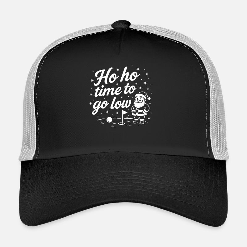 Ho Ho Time To Go Low Drôle Golf Vacances Tee Casquette trucker 