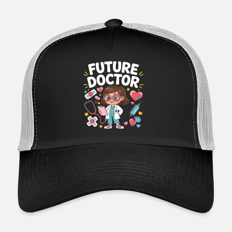 Future Doctor Cartoon Trucker Cap